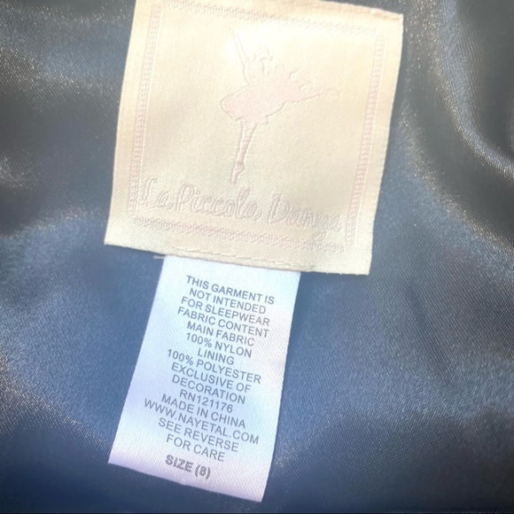 LA PICCOLA DANZA Sequin Dress Girls SZ 8 - Picture 4 of 5